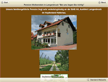 Tablet Screenshot of pension-wolkenstein.de